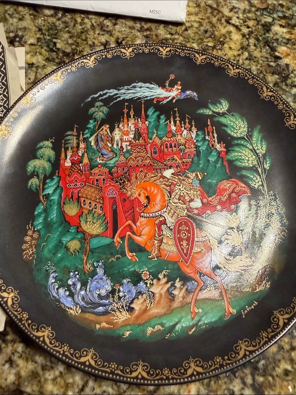 The Bradford Exchange Russian Legends Plate